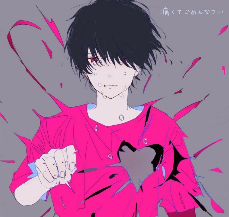 Аниме разбитое сердце девушки