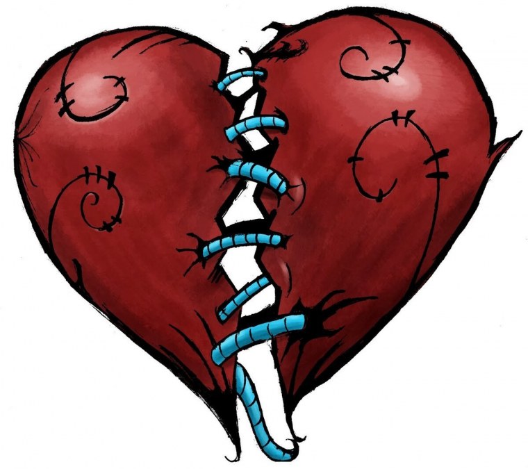 Аниме девушка с сердцем