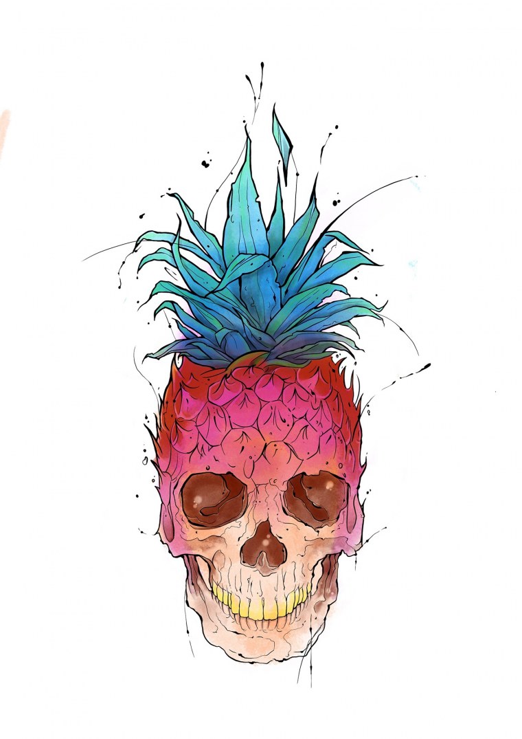Ананас череп