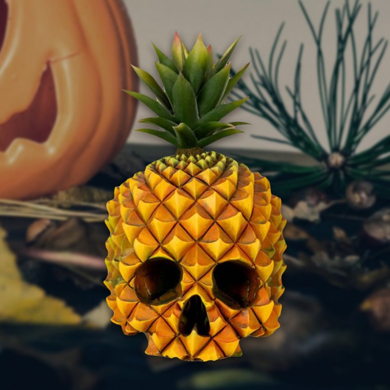 Шапочка для плавания Pineapple skull4