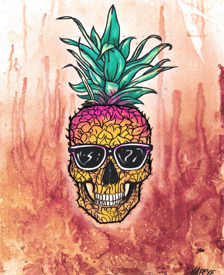 Моргенштерн ананас череп