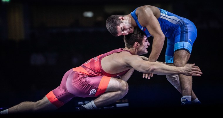 На чемпионате мира по спортивной борьбе