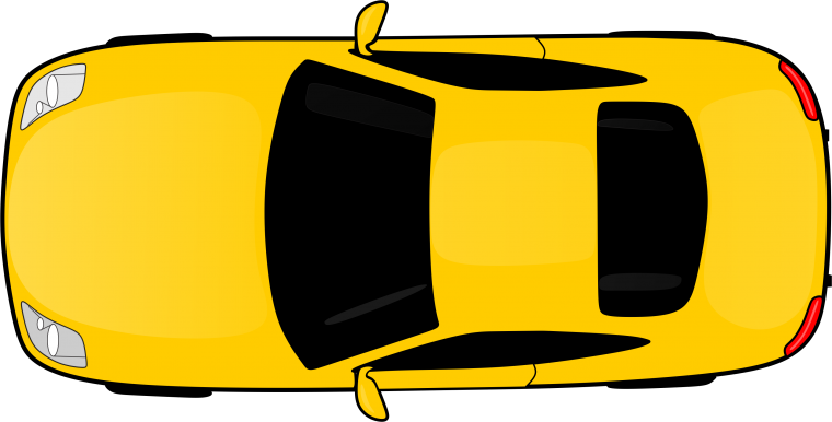 Porsche 911 кабриолет вид сверху