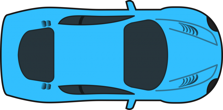 Машинка вид сверху