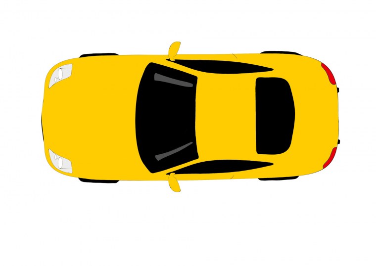 Машина вид сверху