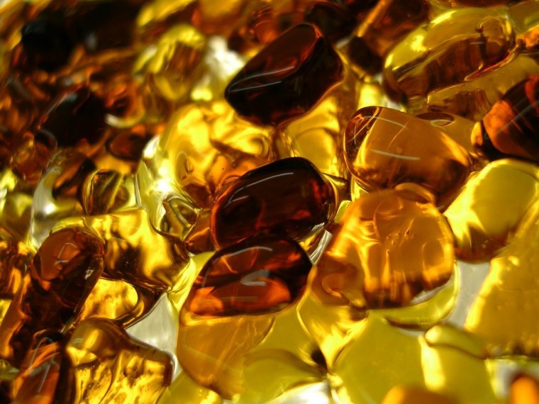 Фон золотистый нежный янтарь