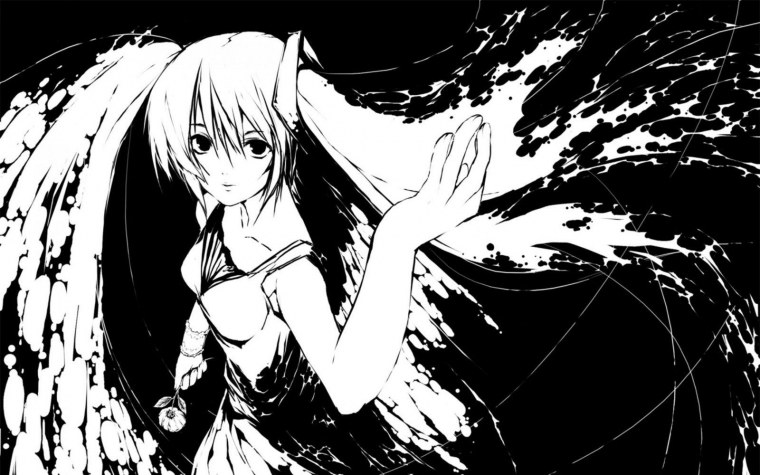 Обложки на тетради аниме чб