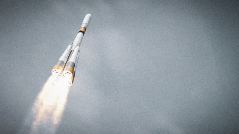 Взлет ракеты Союз