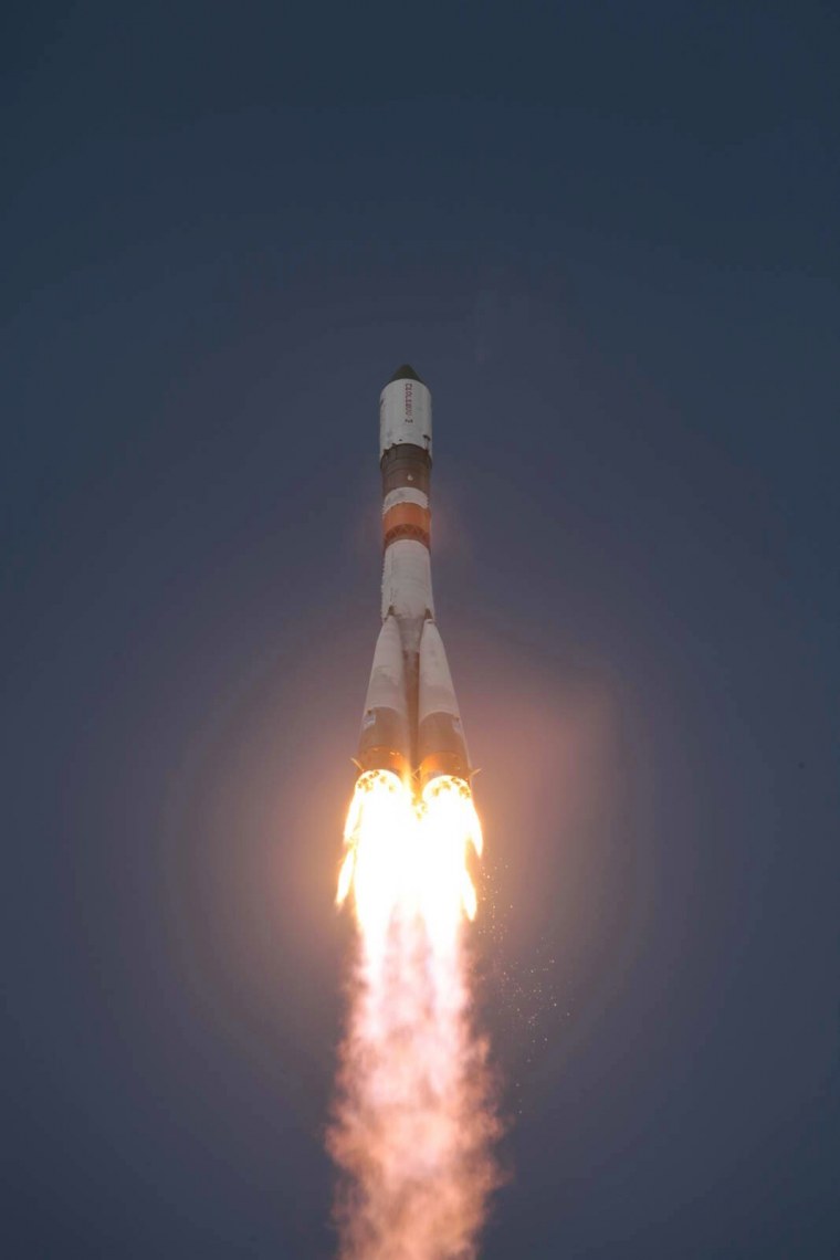 Старт ракеты снизу