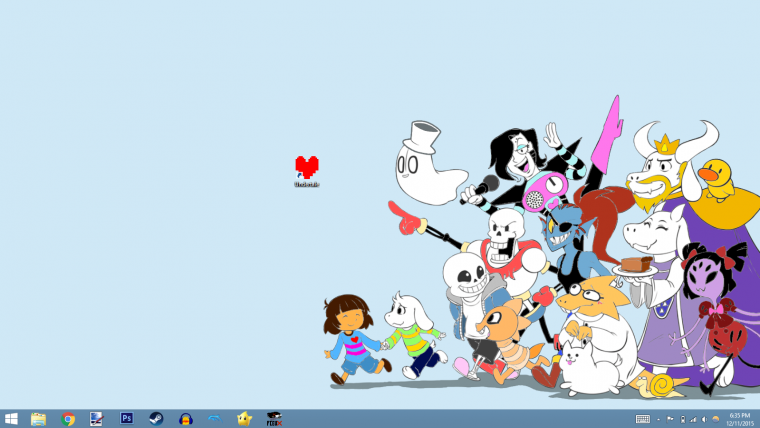 Андертейл на рабочий стол