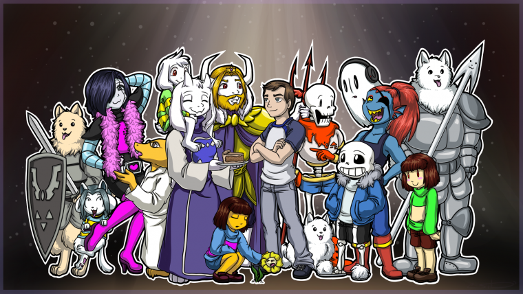 Undertale на рабочий стол