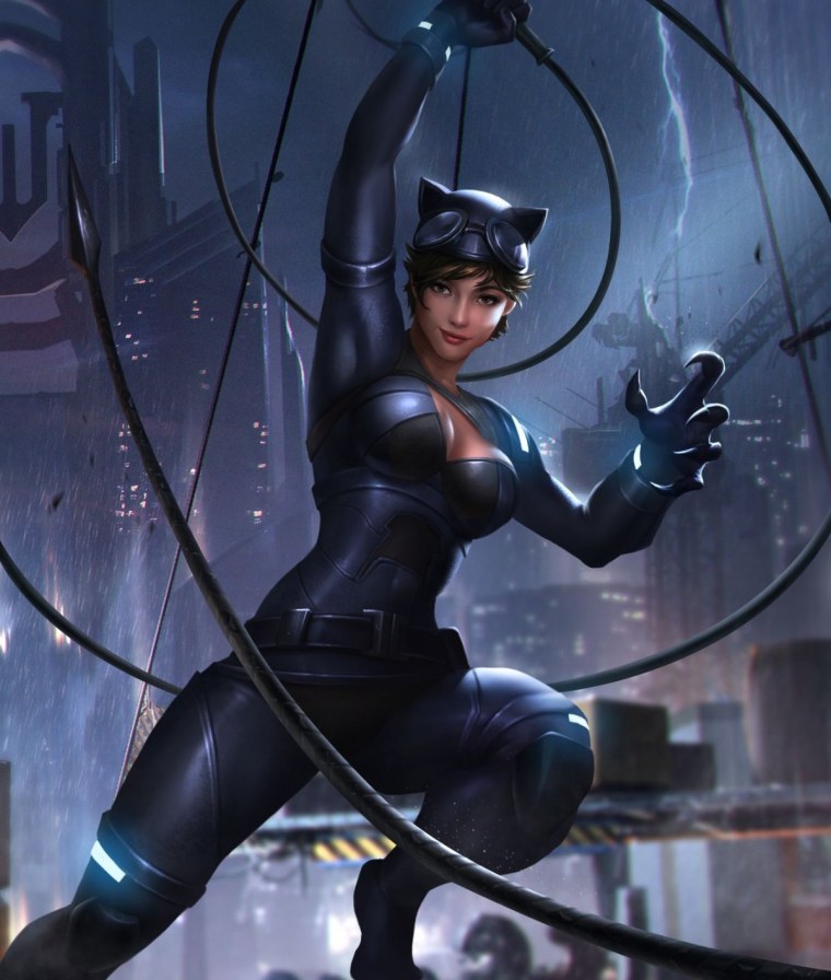 Поп арт Catwoman Batman