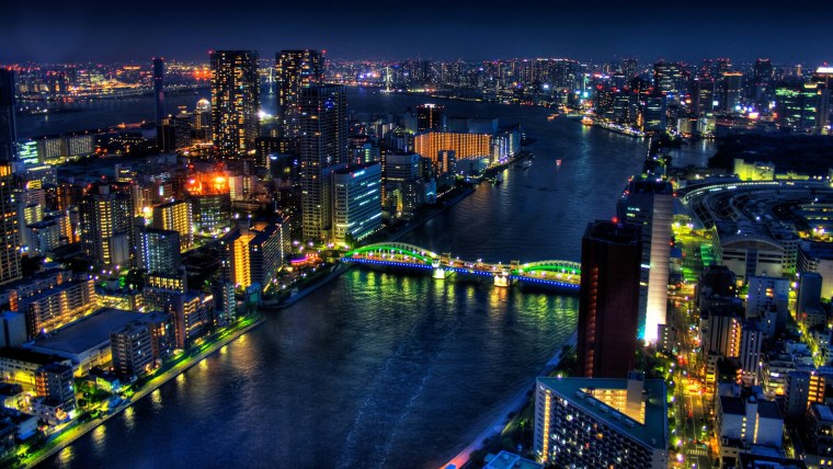 Ночной Токио 4k