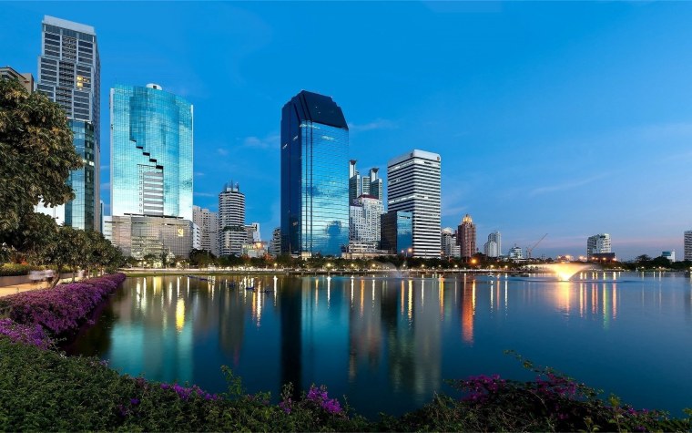 София город небоскрёбы