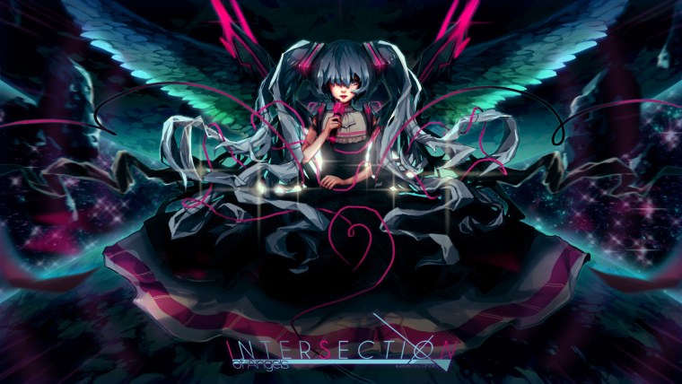 Тёмная тема аниме хадчене Мику