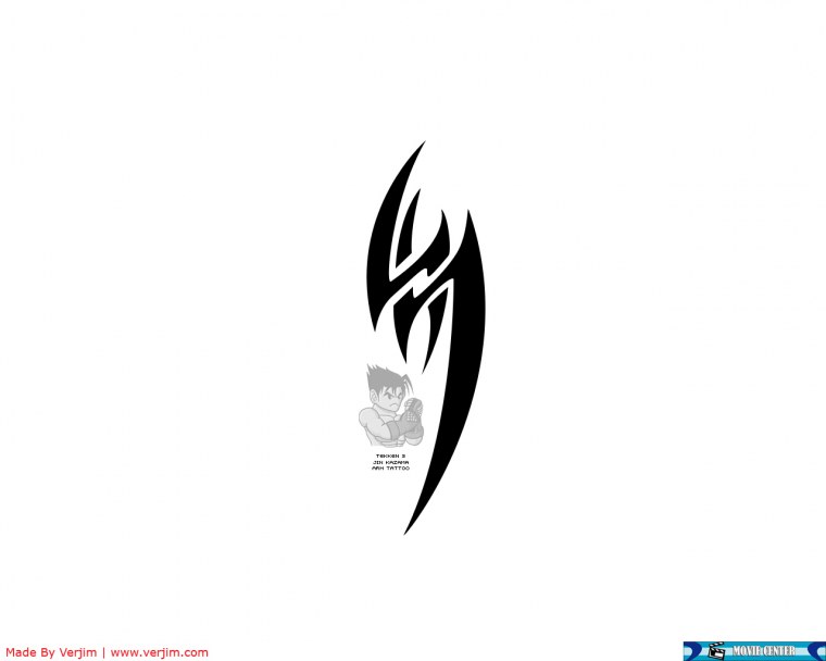 Джин Казама тату