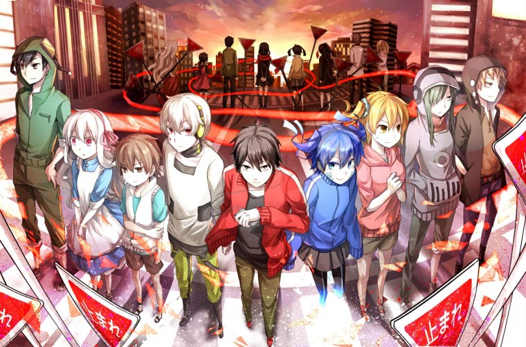 Аниме Mekaku City actors