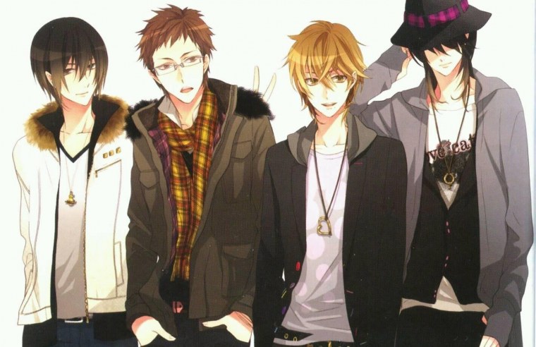 Парни из аниме компания