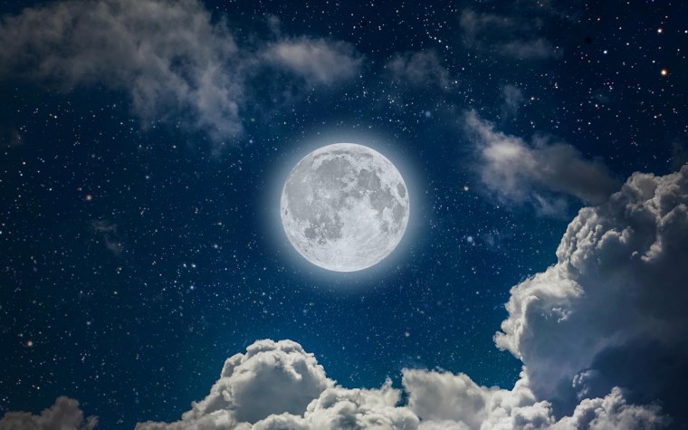 Небо ночь облака