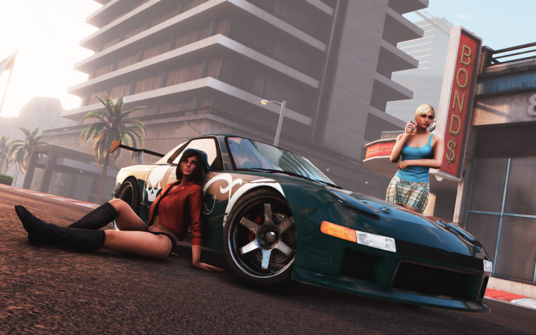 Девушка из GTA 5