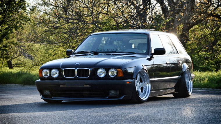 BMW e34 stance
