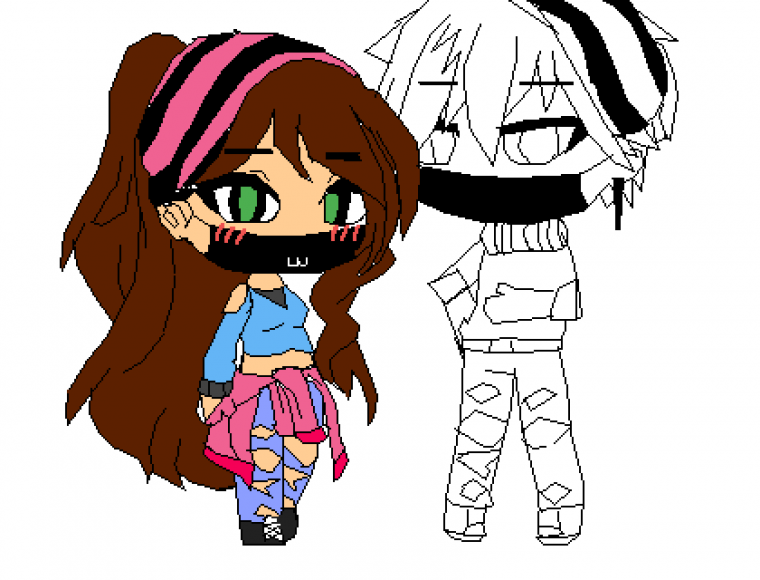 Гача лайф 2 человека