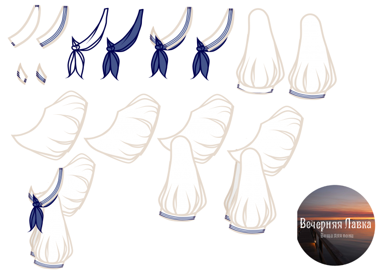 Одежда для персонажей гача лайф