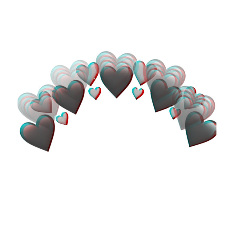 Сердечки над головой