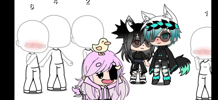 Голова гача лайф для срисовки