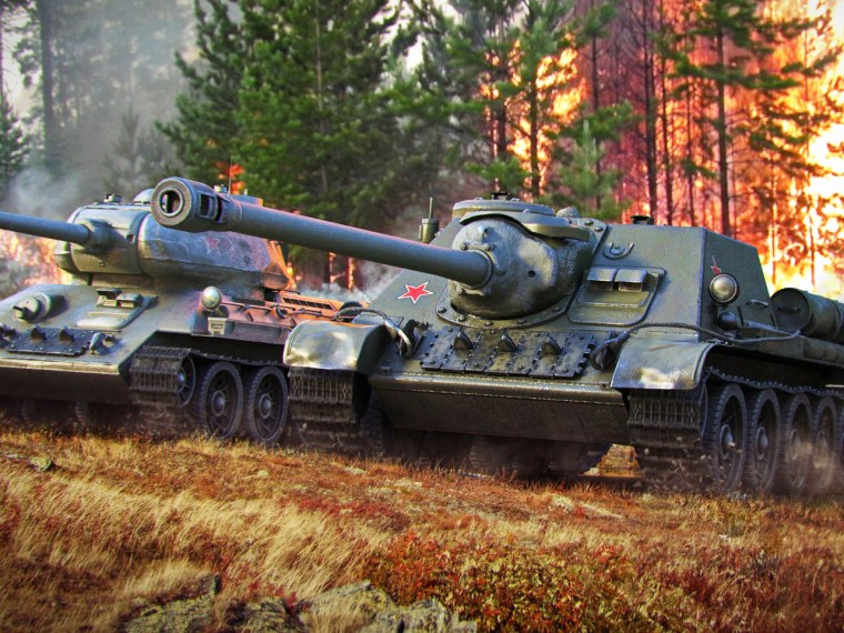 Танк т34-85 в World of Tanks