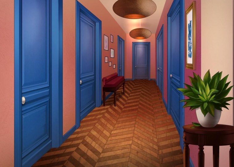 Школьный коридор гача