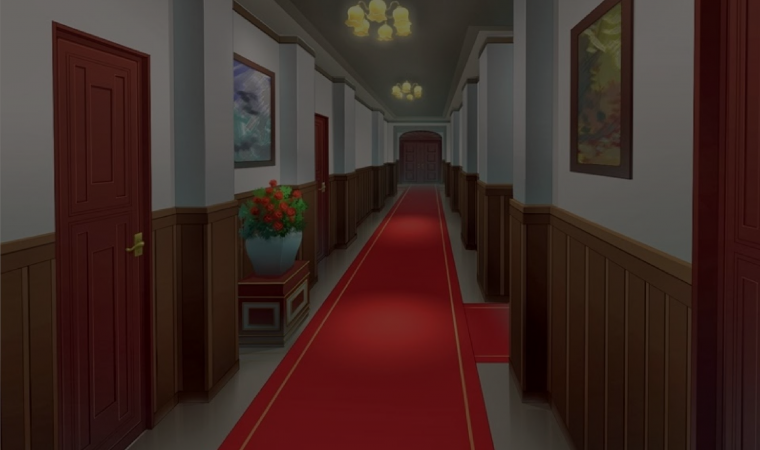 Коридор школы аниме гача