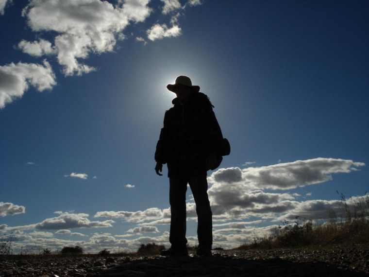 Путник на дороге