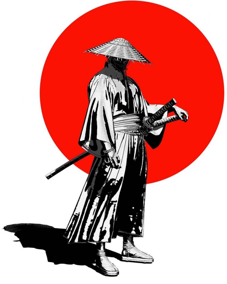 Японские арты самураев