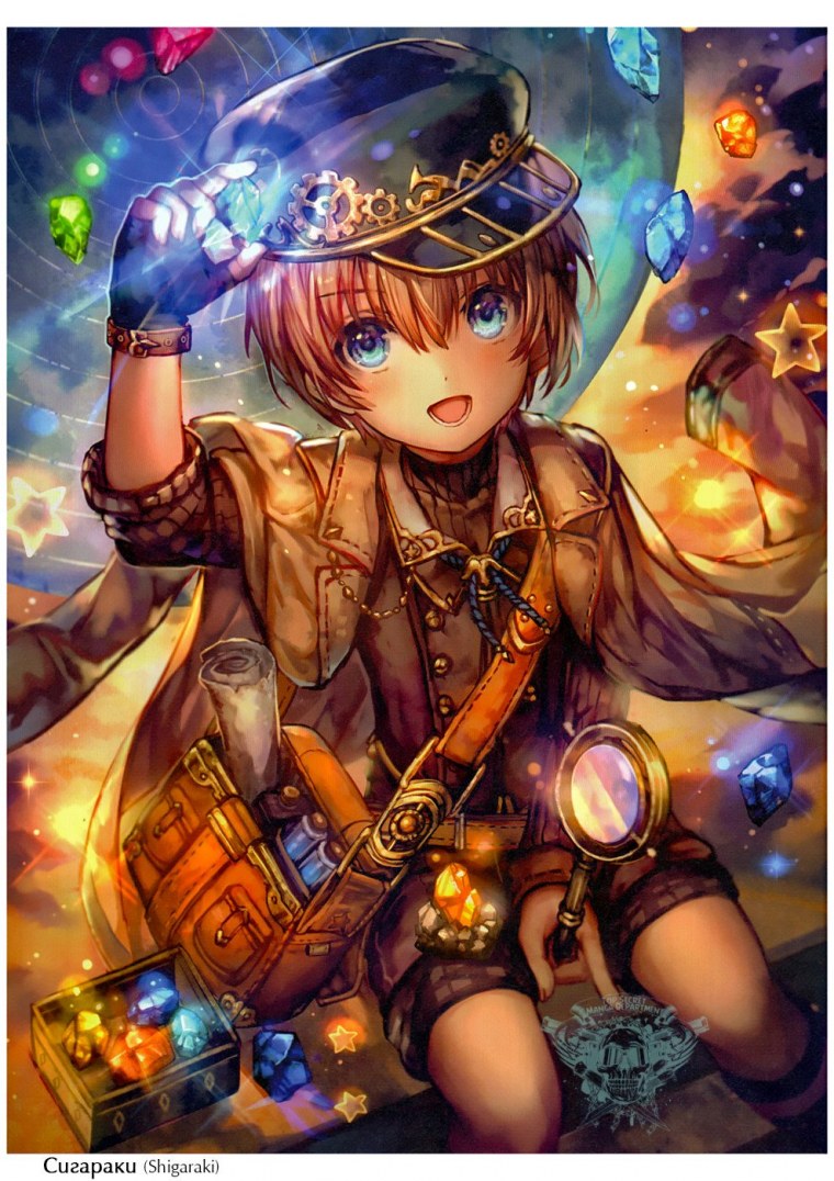 Стимпанк аниме мальчик