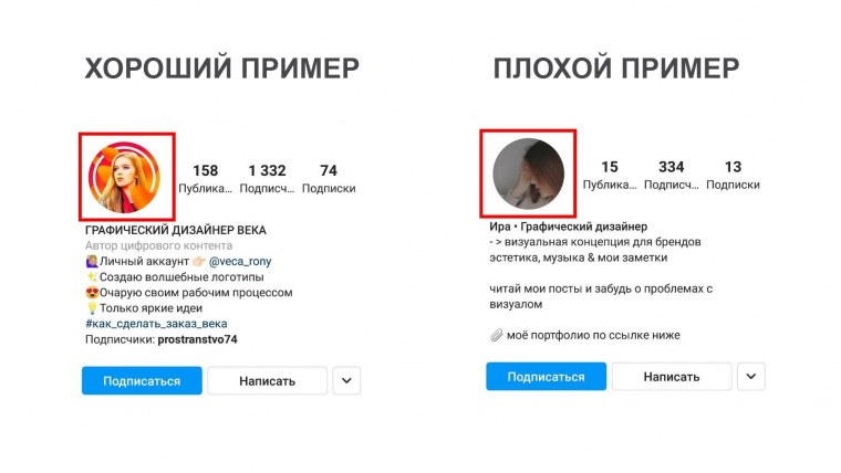 Красивая шапка профиля в инстаграме