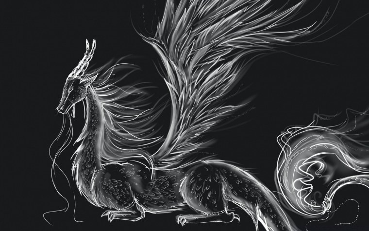 Дракон Минимализм