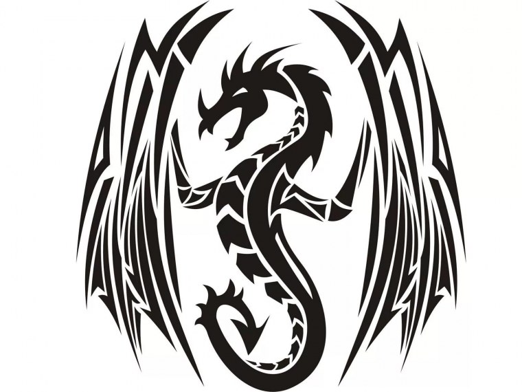 Дракон Минимализм