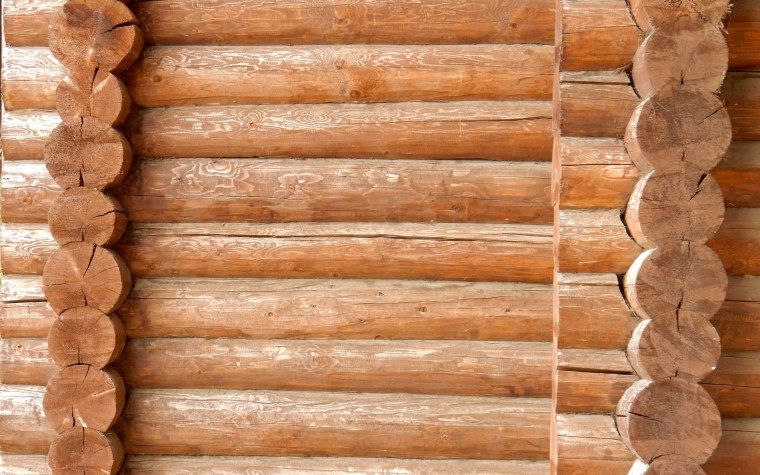 Деревянный сруб текстура