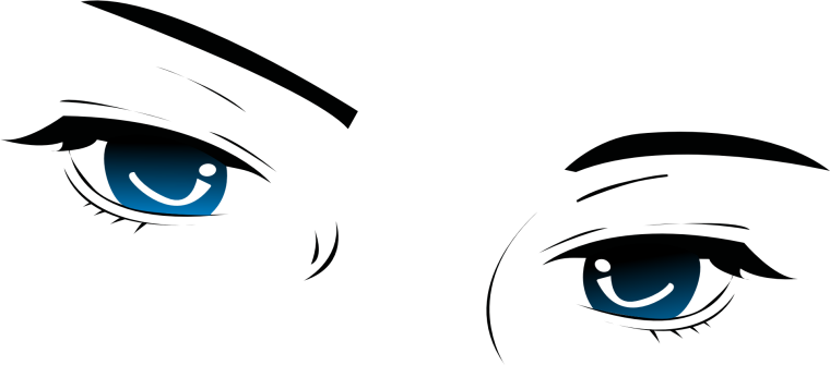 Подмигивающий глаз аниме