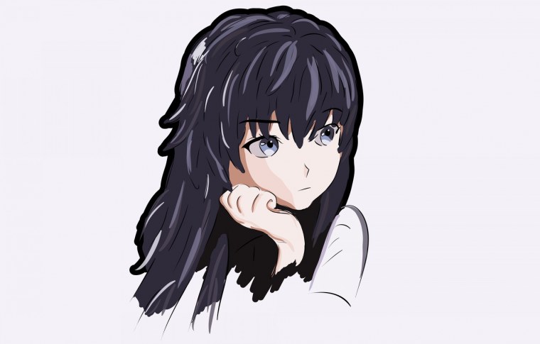 Грустное аниме