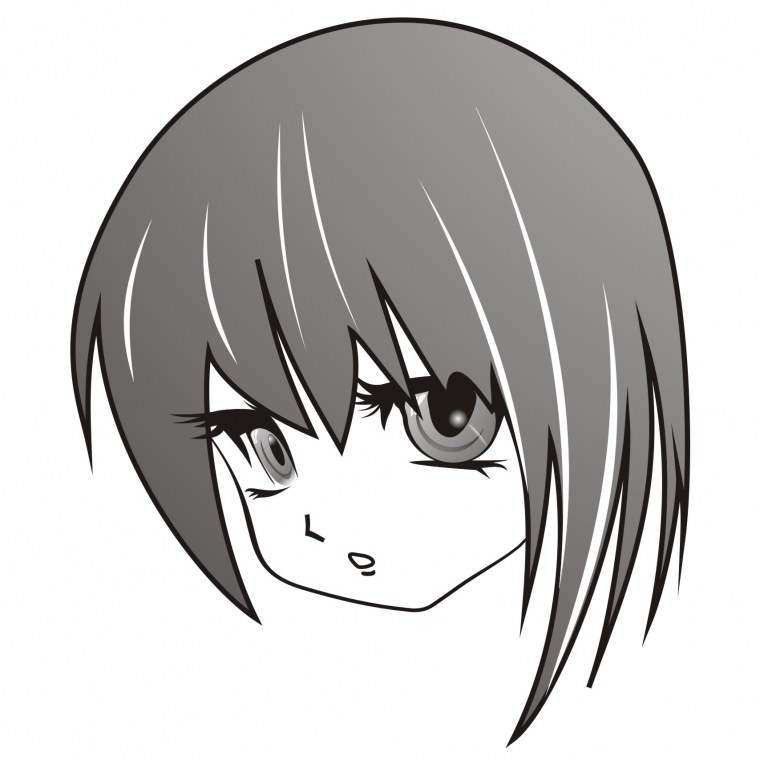 Голова аниме тянки