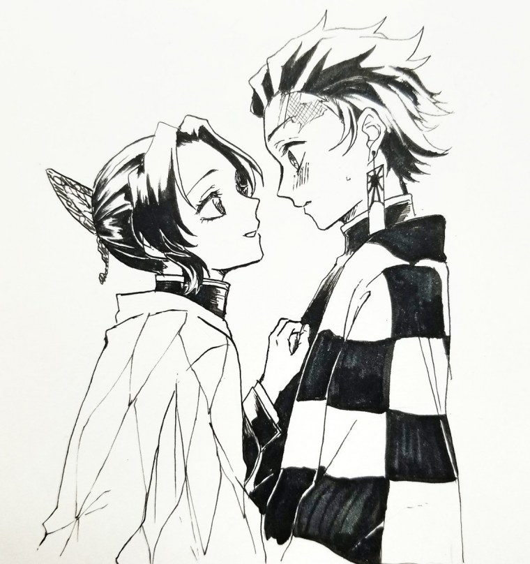 Танджиро Камадо и Шинобу