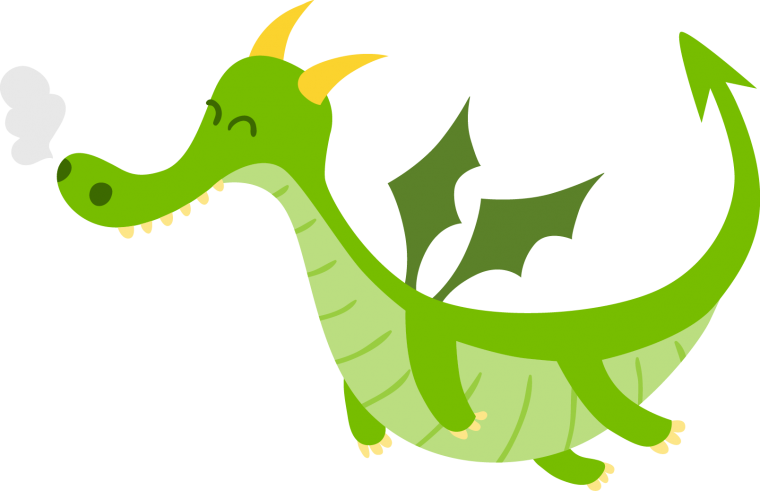 Дракон мультяшный