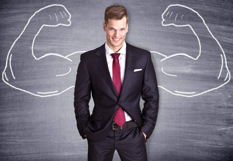 Человек под зонтом