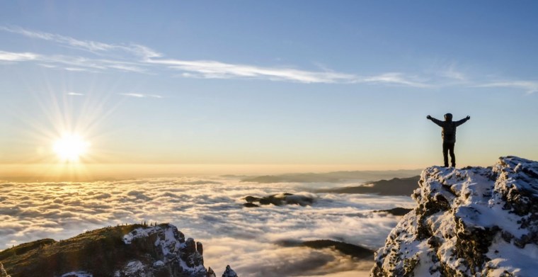 Счастливый успешный человек