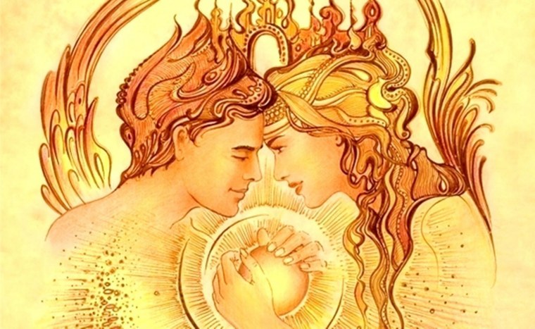 Живопись о любви Абстрактная