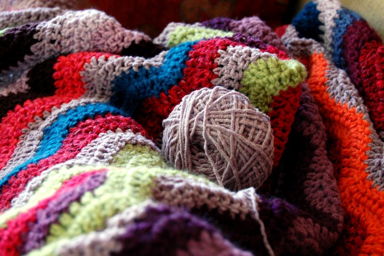 Корзина с нитками