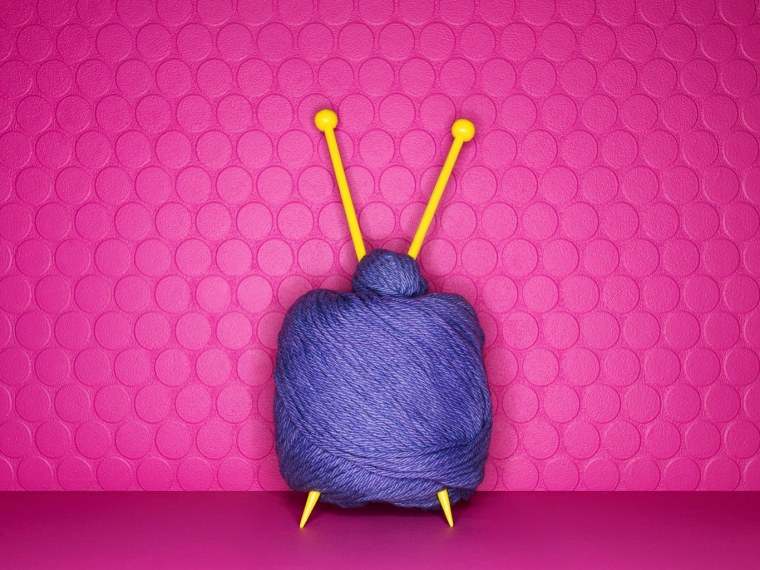 Фотофон для вязальщицы