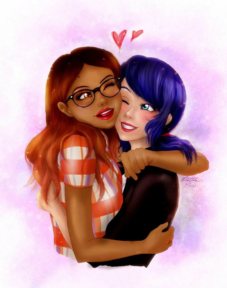 Парные обои для девочек